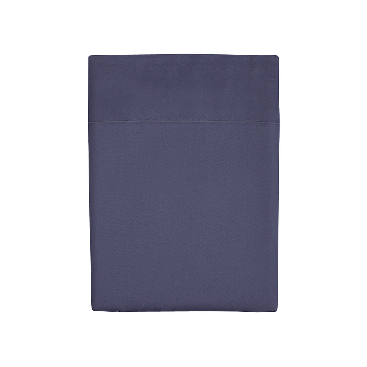 Drap plat satin de coton - Uni 1 baratta Bleu 06