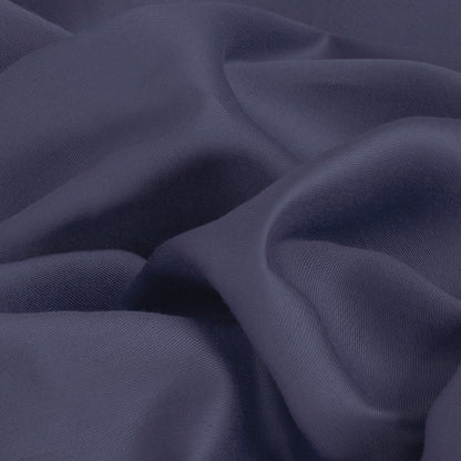 Drap plat satin de coton - Uni 1 baratta Bleu 06
