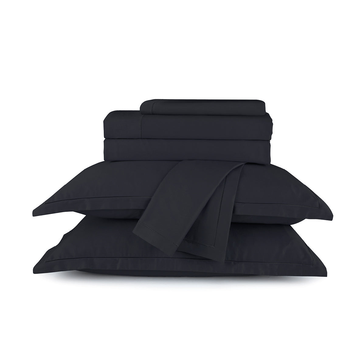 Ensemble de draps satin de coton - Uni 1 baratta Blue 11