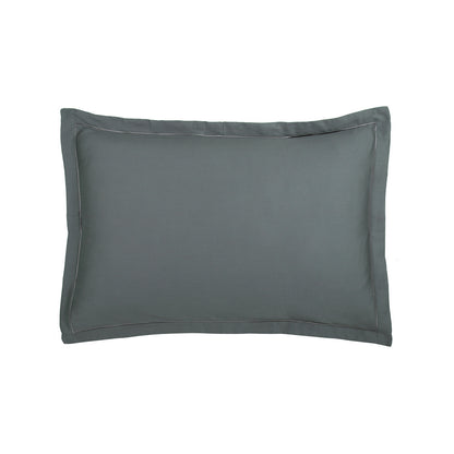 Pillowcase cotton satin - Uni 1 baratta Grey 02 2 x (50 x 70 cm)