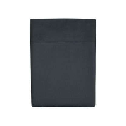 Drap plat satin de coton - Uni 1 baratta Gris 02