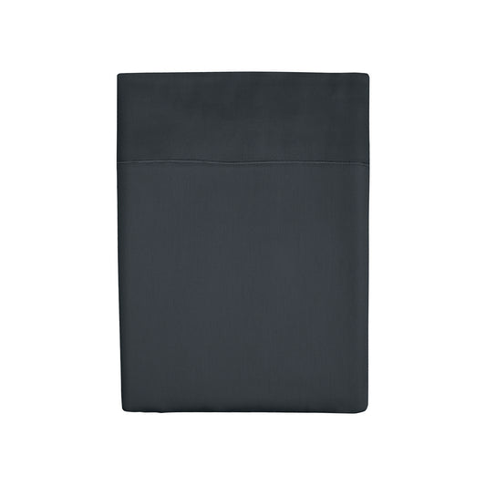 Drap plat satin de coton - Uni 1 baratta Gris 02