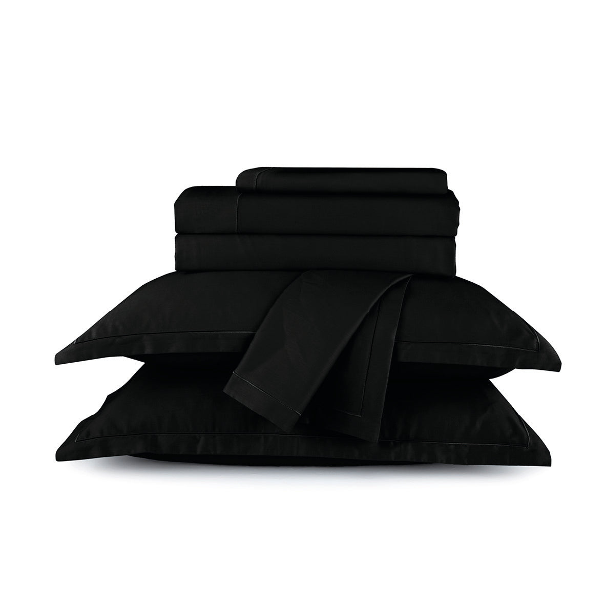 Ensemble de draps satin de coton - Uni 1 baratta Gris 03