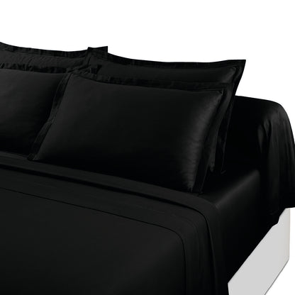 Ensemble de draps satin de coton - Uni 1 baratta Gris 03