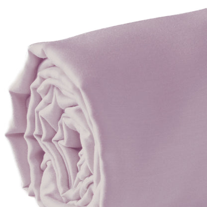 Fitted sheet cotton satin - Uni Purple 01