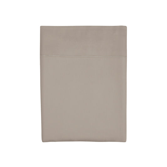 Drap plat satin de coton - Uni 1 baratta Taupe 01