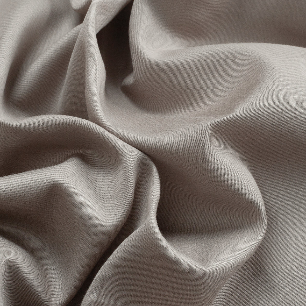 Drap plat satin de coton - Uni 1 baratta Taupe 01