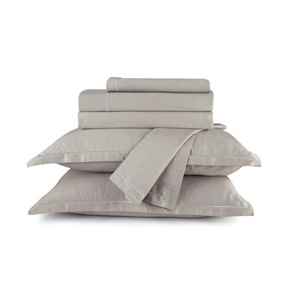 Sheet set cotton satin - Uni 1 baratta Taupe 01