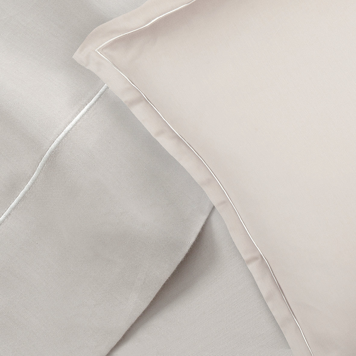 Pillowcase cotton satin - Uni 1 baratta Taupe 05