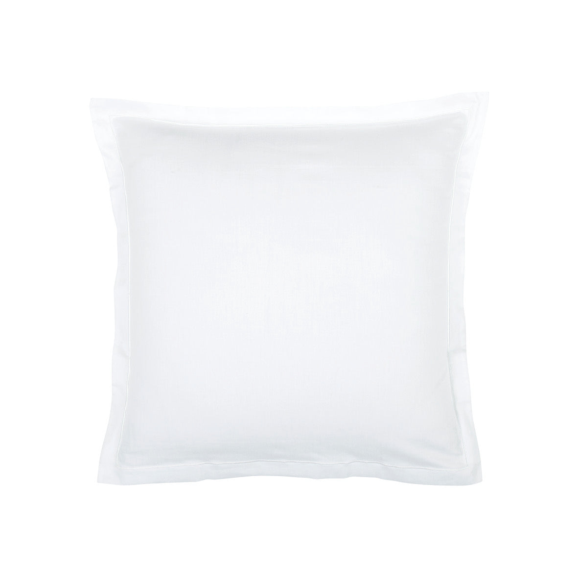 Pillowcase cotton satin - Uni 1 baratta White 01 2 x (63 x 63 cm)