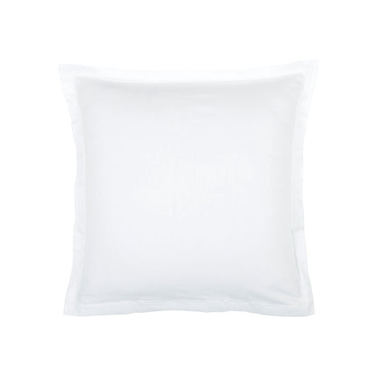 Taie d'oreiller satin de coton - Uni 1 baratta Blanc 01