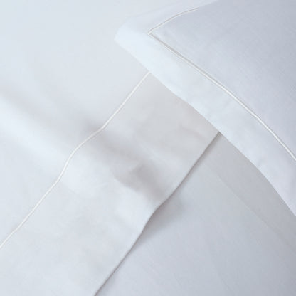 Pillowcase cotton satin - Uni 1 baratta White 01