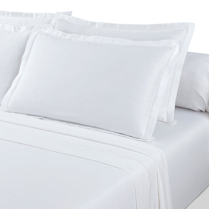 Pillowcase cotton satin - Uni 1 baratta White 01
