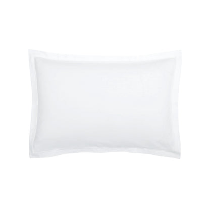 Pillowcase cotton satin - Uni 1 baratta White 01 2 x (50 x 70 cm)