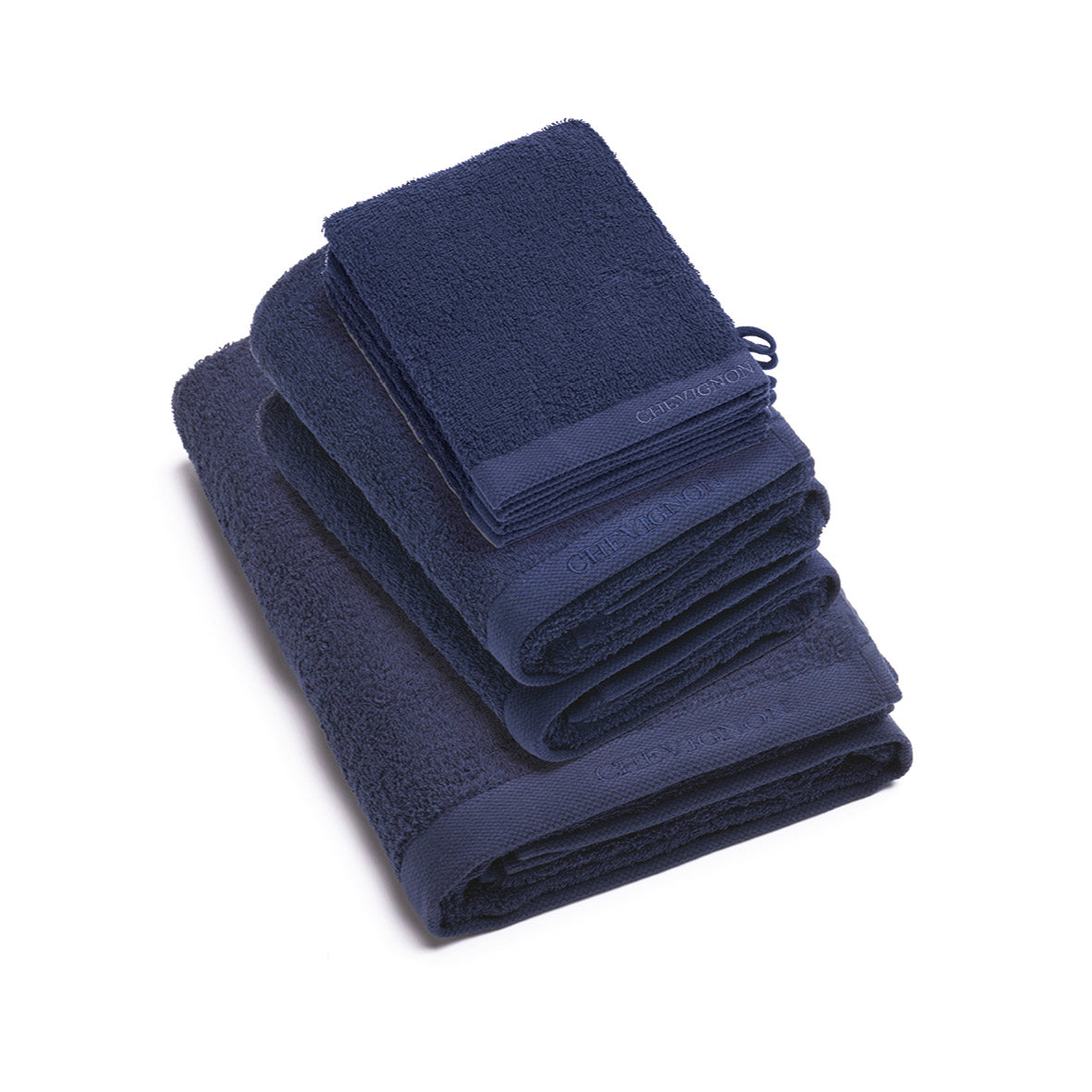 Complete bath linen set combed cotton LT - Lagon - 5 pieces