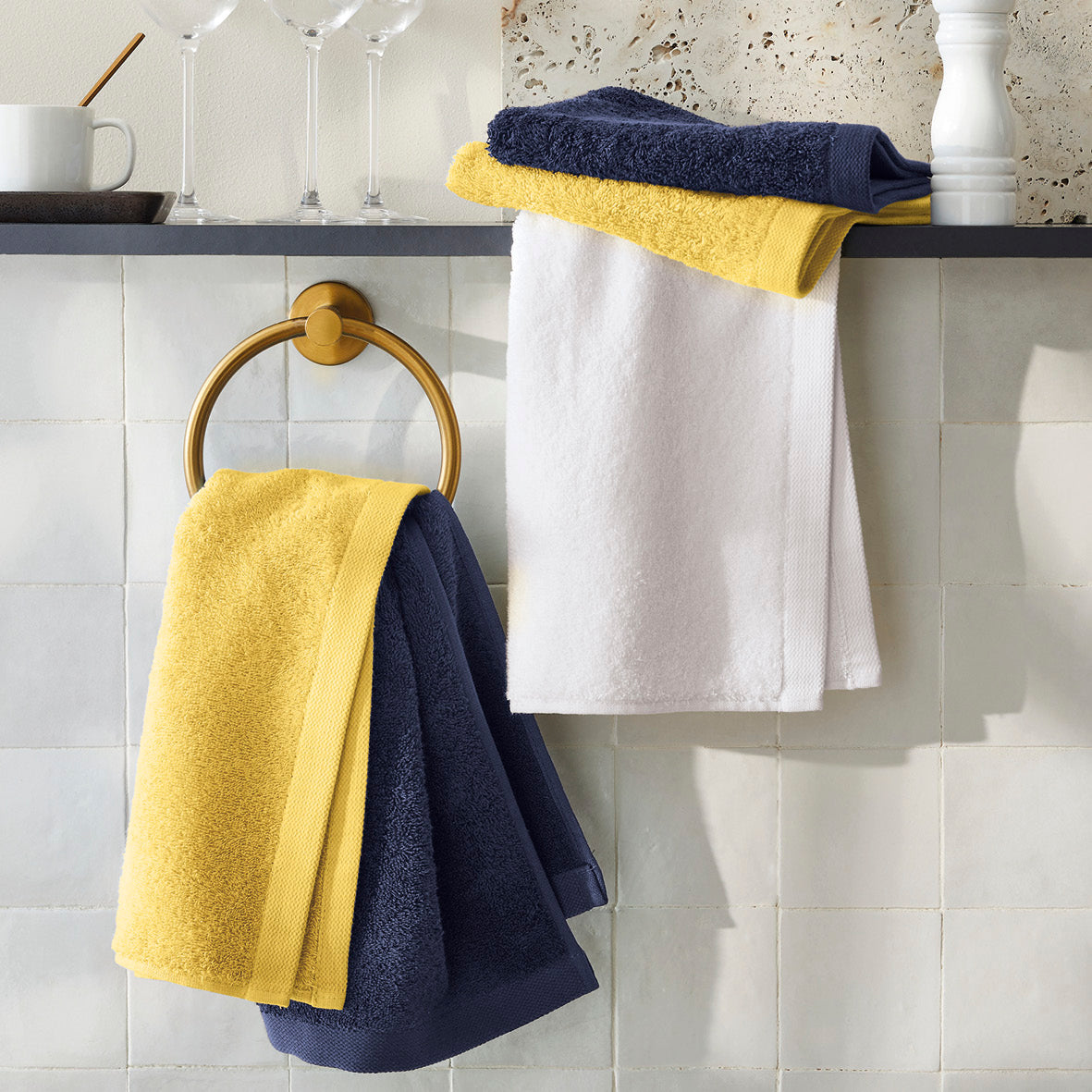 Kitchen towel combed cotton LT - Lagon