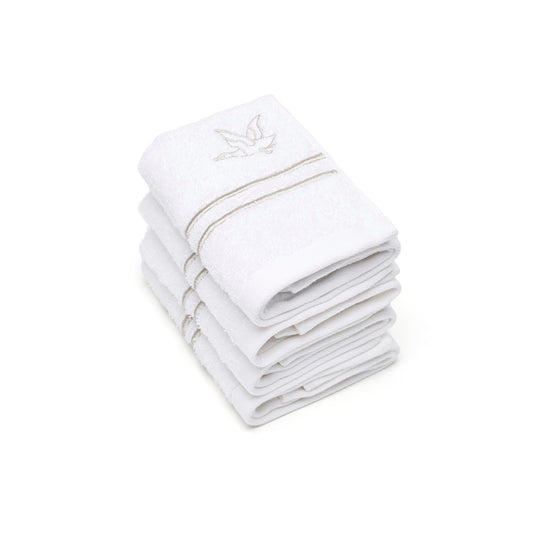 Guest towel combed cotton - Jackson - 4 x (30 x 30 cm)