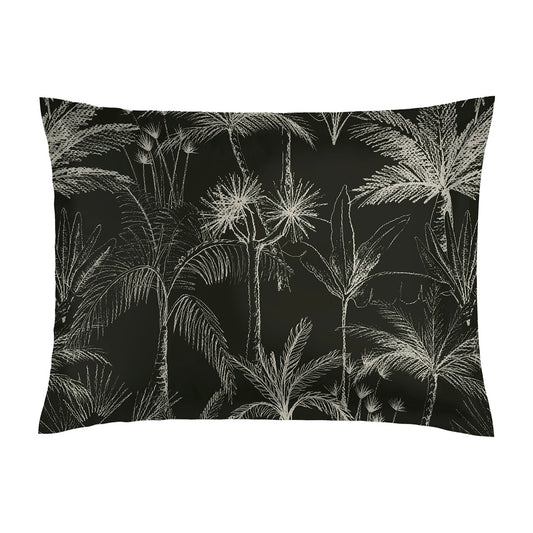 Pillowcase cotton satin - Fins traits Beige