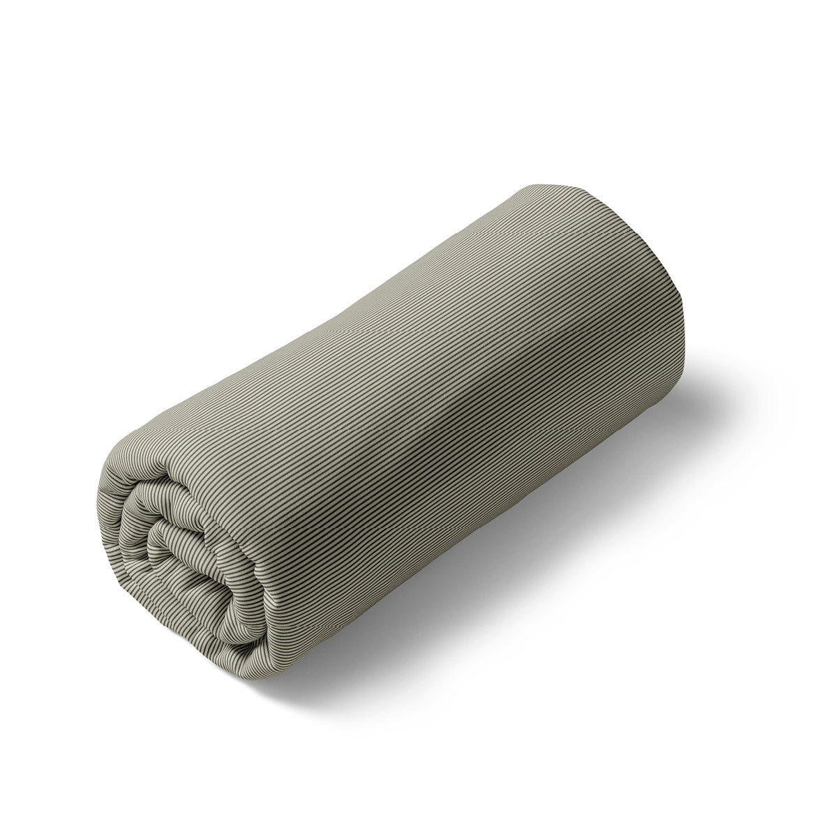 Fitted sheet cotton satin - Fins traits Beige