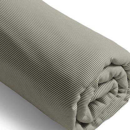 Fitted sheet cotton satin - Fins traits Beige