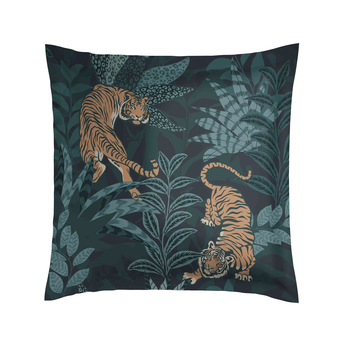 Pillowcase cotton satin - Jaro Blue