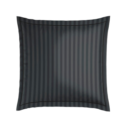 Pillowcase cotton satin - Noir fauve Black