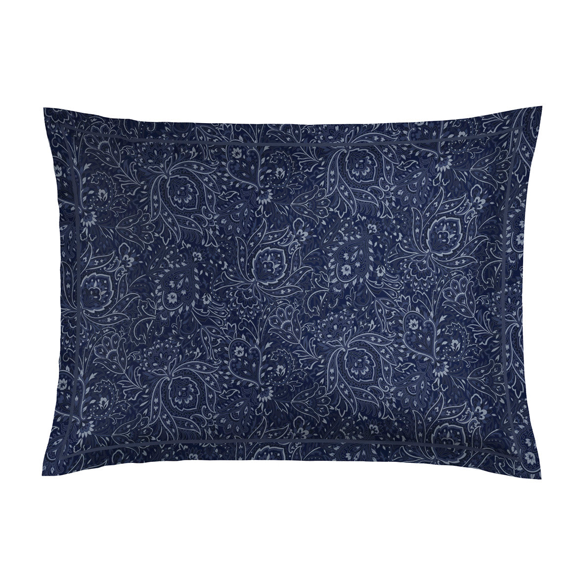 Pillowcase cotton satin - Mystère indigo Dark blue 2 x (50 x 70 cm)