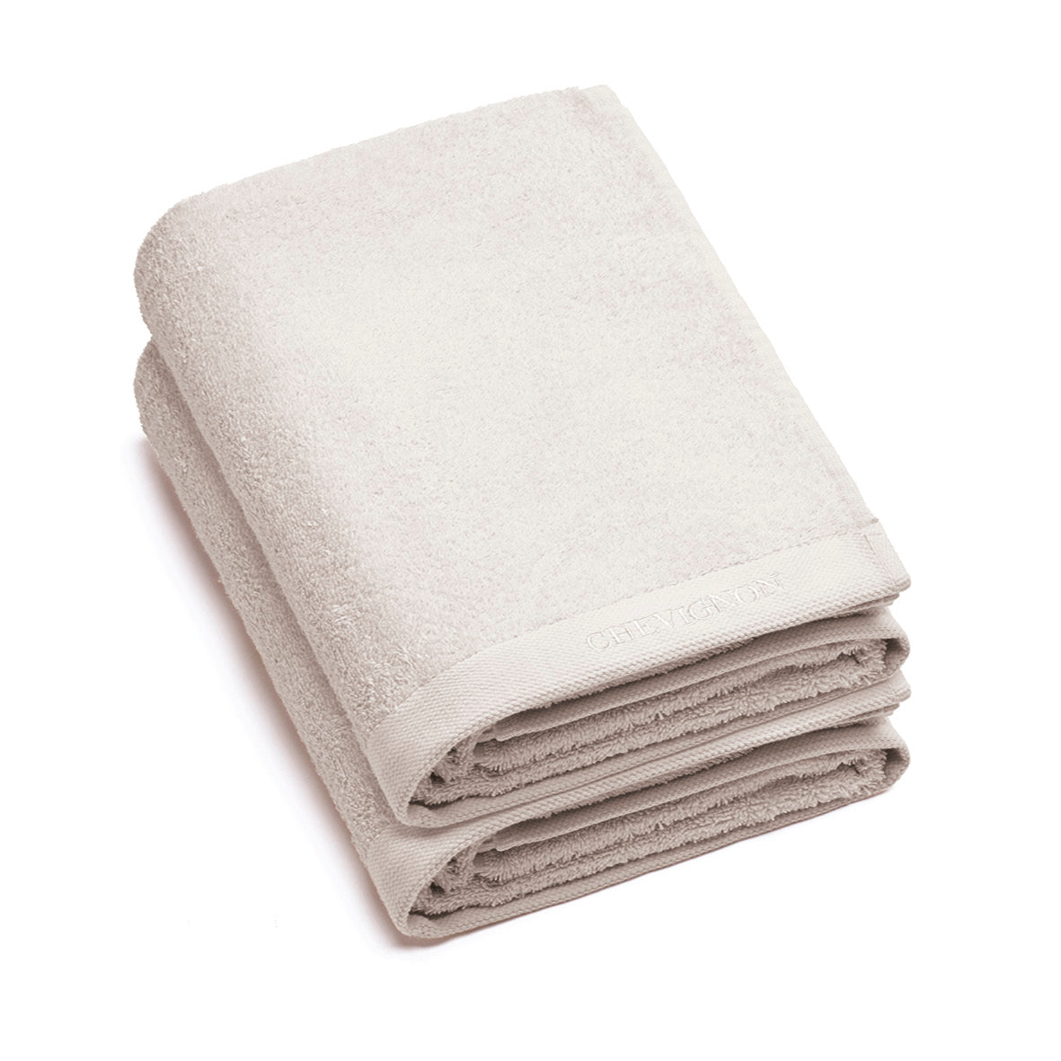 Bath towel combed cotton LT - Lagon - 2 x (70 x 140 cm) Sand