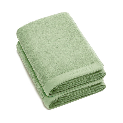 Bath towel combed cotton LT - Lagon - 2 x (70 x 140 cm) Meadow green