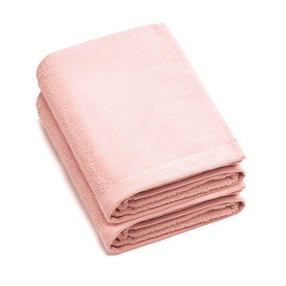 Bath towel combed cotton LT - Lagon - 2 x (70 x 140 cm) Salmon pink