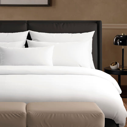 Pillowcase(s) cotton satin - Uni White