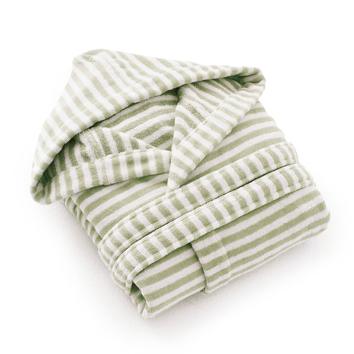 Hooded bathrobe - Cuba Green