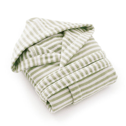 Hooded bathrobe - Cuba Green