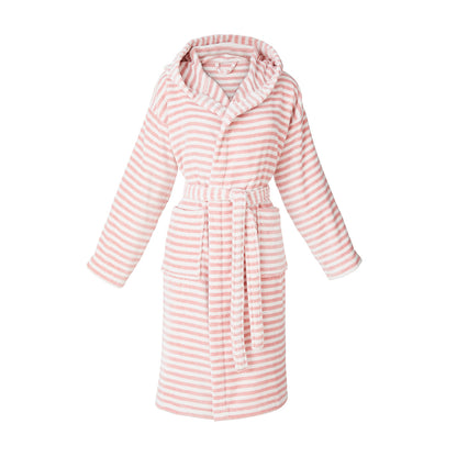Hooded bathrobe - Cuba Pink