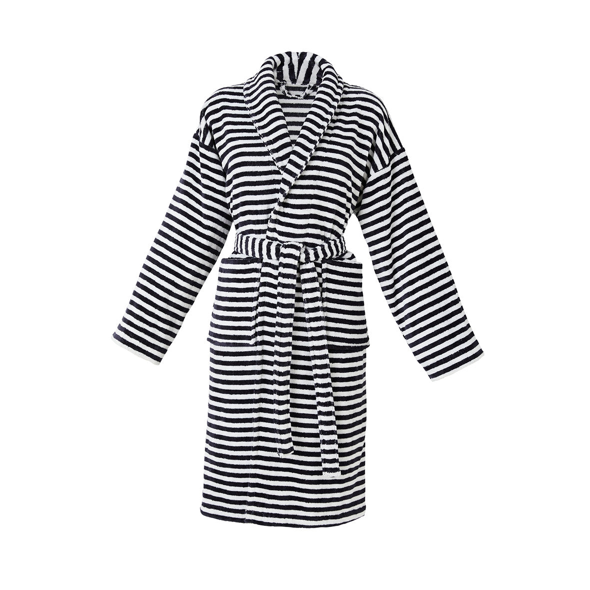 Bathrobe with shawl collar - Cuba dark blue