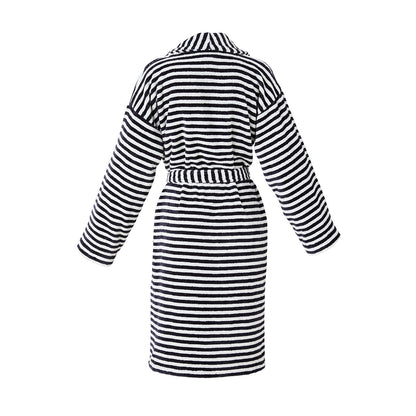 Bathrobe with shawl collar - Cuba dark blue