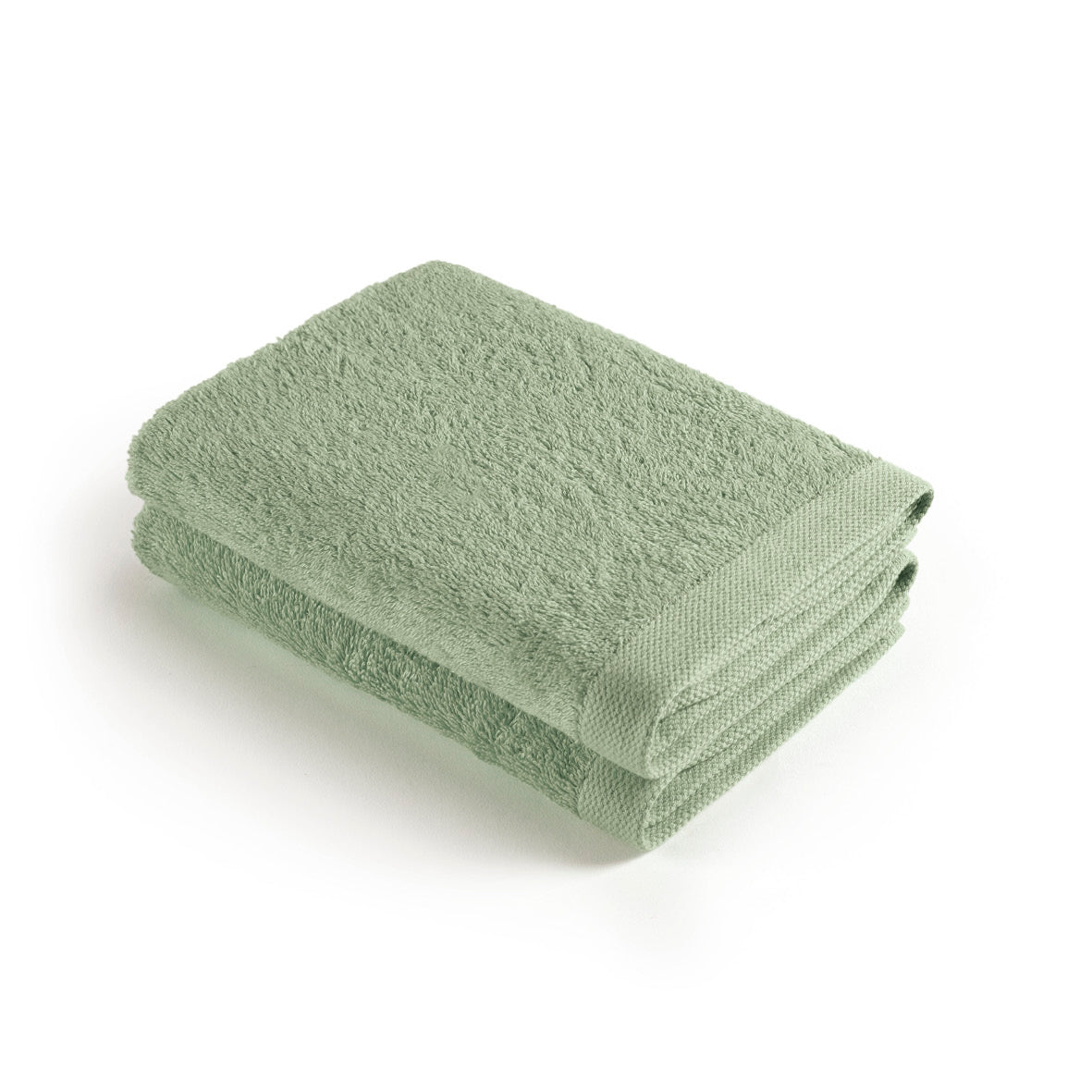 Set of 2 kitchen towels - 45 x 45 cm Almond green