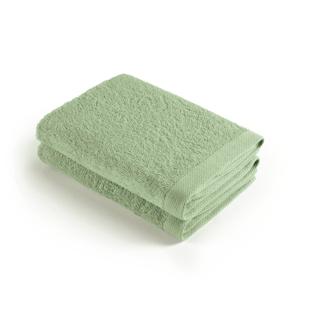 Set of 2 kitchen towels - 45 x 45 cm Meadow green