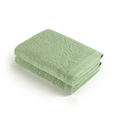 Set of 2 kitchen towels - 45 x 45 cm Meadow green