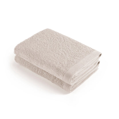 Set of 2 kitchen towels - 45 x 45 cm Sand