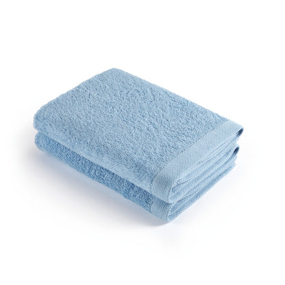 Set of 2 kitchen towels - 45 x 45 cm Sky blue