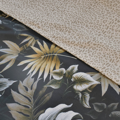Duvet cover + pillowcase(s) cotton satin - Esprit Jungle Khaki