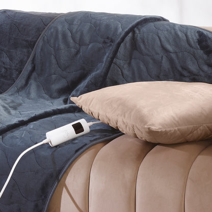 Heated plaid Grey - 180 x 130 cm