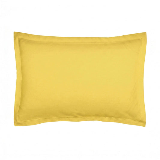2 pillowcases - 100% cotton sateen TC200 - uni baratta - lemon zest 2 x (50 x 70 cm)