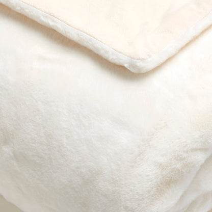 Plaid imitation fourrure - Blanc - 130 x 180 cm