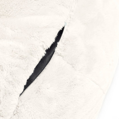 Bean bag cover fake fur - White - 130 x 80 cm