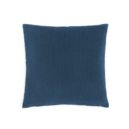 Housse de coussin velours côtelé - Bleu