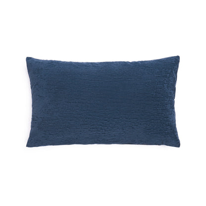 Housse de coussin velours côtelé - Bleu