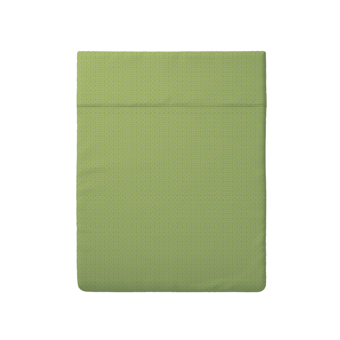 Flat sheet cotton satin - Murmure floral Green