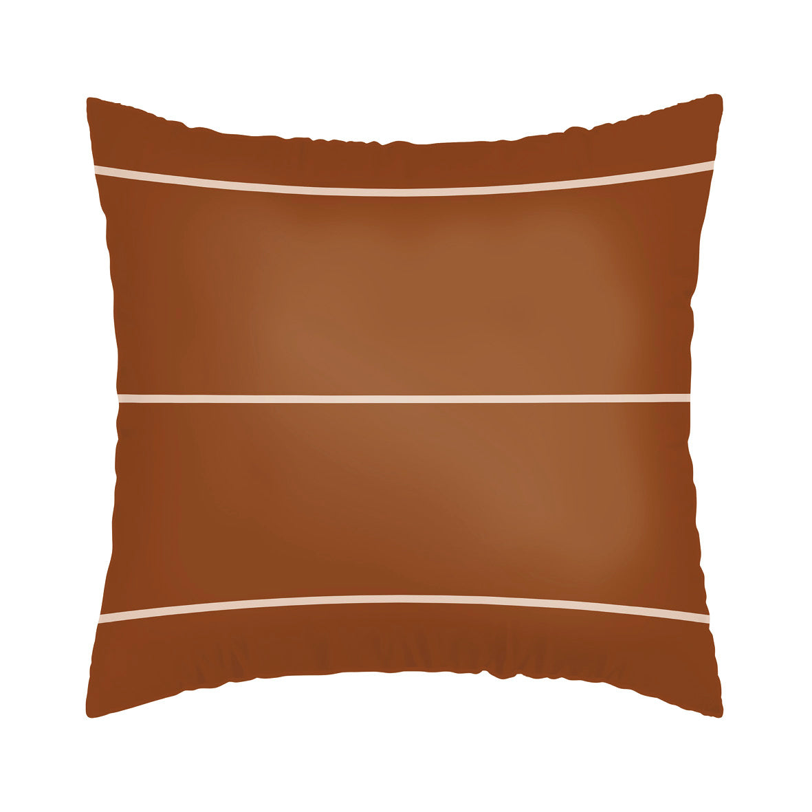 Pillowcase(s) cotton satin - Camille Brown 2 x (63 x 63 cm)